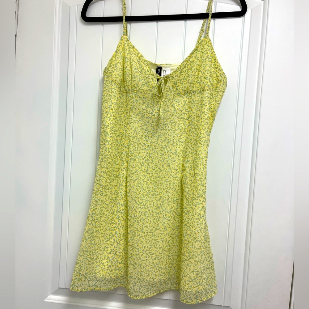 Divided - Women’s Small Yellow/Green Mini Dress NWT